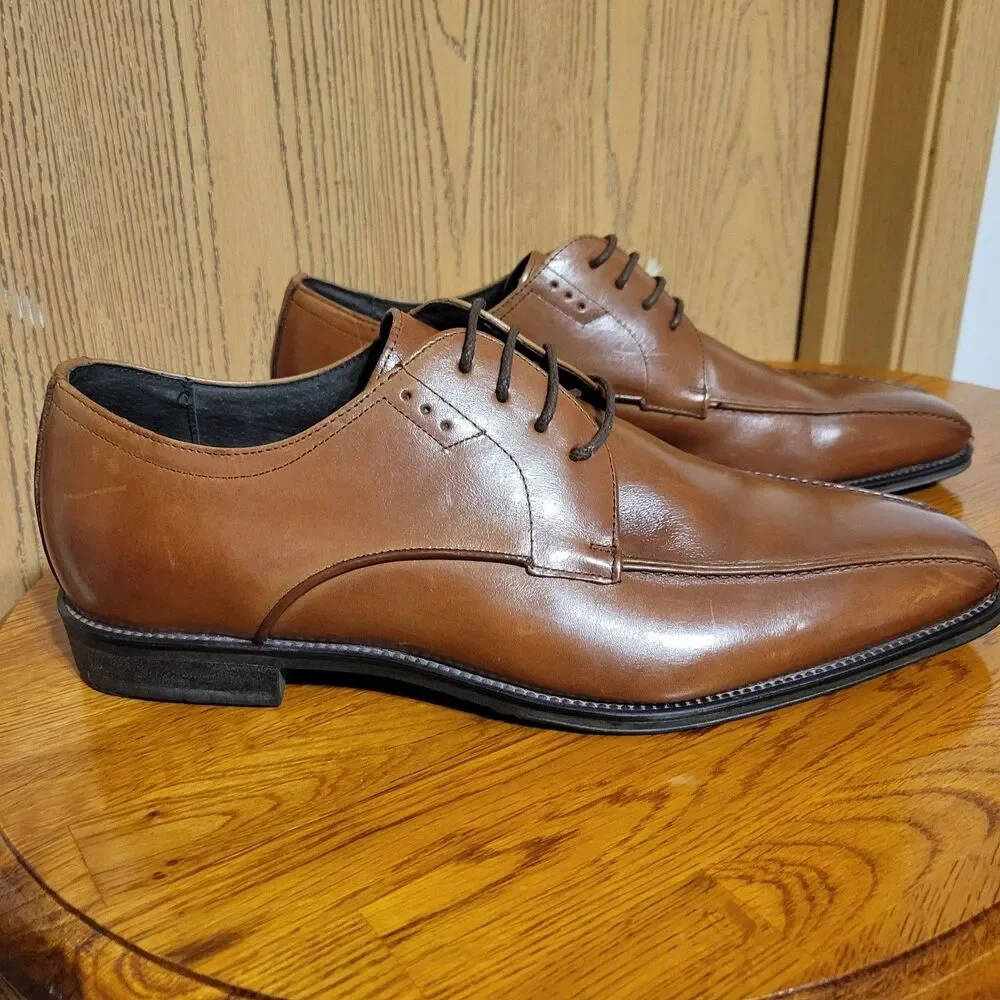 Stacy Adams Logan Cognac Toe 25132-221 Size 8M Men’s